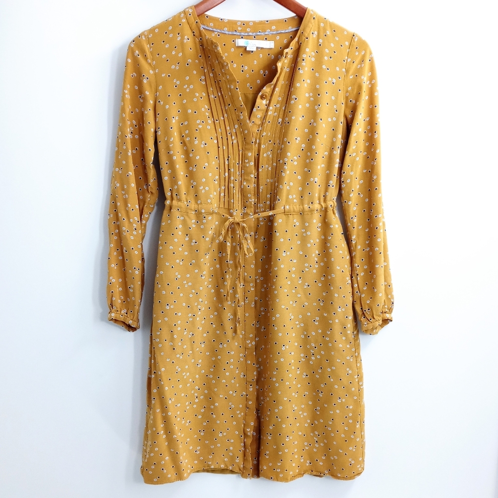 Boden Long Sleeve Shirt Dress